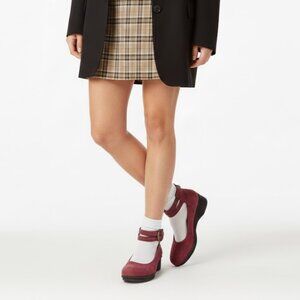 Dansko Lois Burgundy Suede Wedge Size 38 / 7.5 - 8 US SIZE